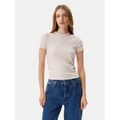 Zdjęcie Calvin Klein Jeans T-Shirt J20J225245 Różowy Slim Fit