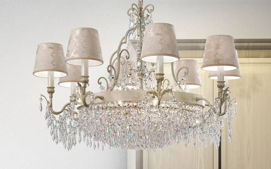obrazek 1 Awangardowy żyrandol z kryształami Swarovskiego - Luxury Products