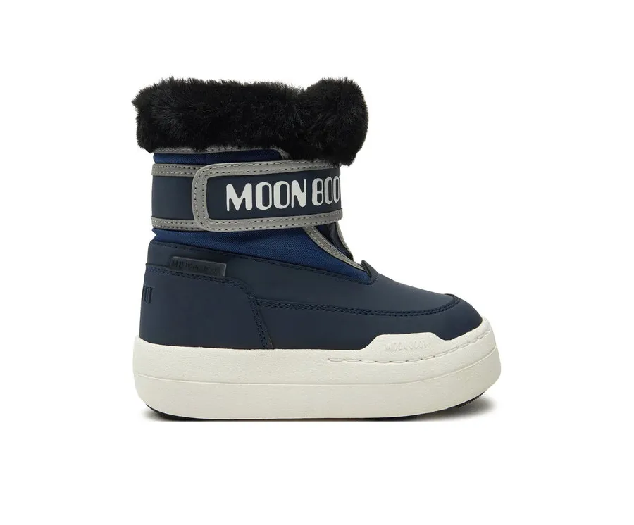 obrazek 1 Moon Boot Śniegowce Junior Park Strap 80D3440030 Granatowy