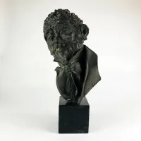 Picture Bronze bust of Dora Bassi 1970 by Alessandro Manzoni