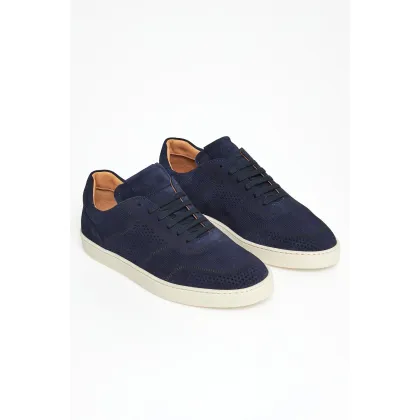 Zdjęcie Sneakersy męskie zamszowe CESARE CASADEI Cesare Casadei