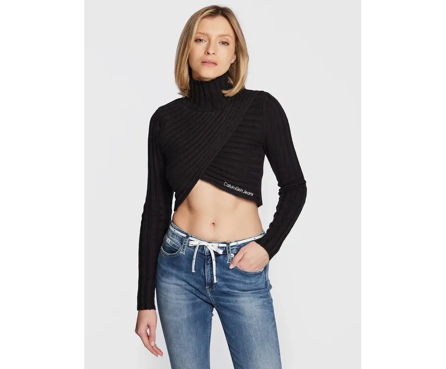 obrazek 1 Calvin Klein Jeans Golf J20J219786 Czarny Slim Fit