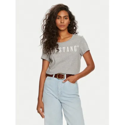 Zdjęcie Mustang T-Shirt Alma 1013933 Szary Regular Fit