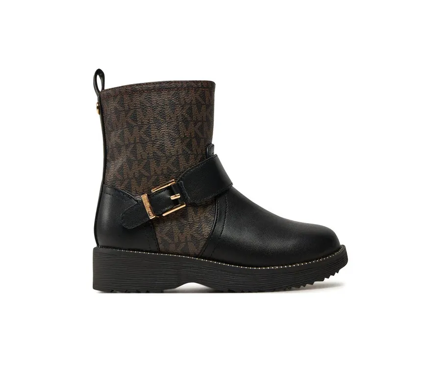 obrazek 1 MICHAEL Michael Kors Kozaki Haskell Mono MK101100 Czarny