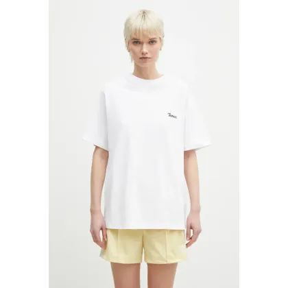 Zdjęcie Fiorucci t-shirt bawełniany Logo Print Regular Fit damski kolor biały U02SPTSH323CJ01WH05