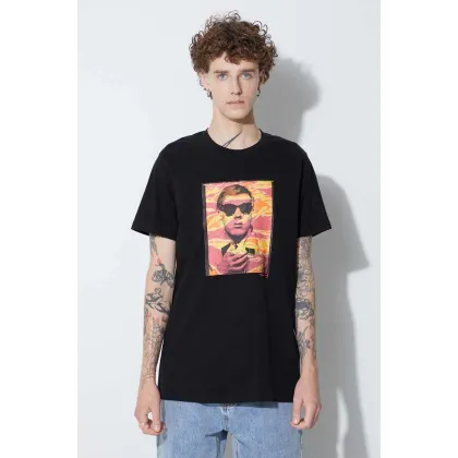 Zdjęcie Maharishi t-shirt bawełniany Warhol Polaroid Portrait T-Shirt OCJ kolor czarny z nadrukiem 9711.BLACK-BLACK