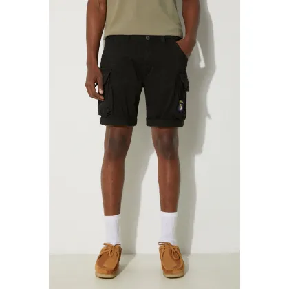 Zdjęcie Alpha Industries szorty męskie kolor czarny 186209.03-Black