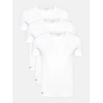 Zdjęcie Lacoste Komplet 3 t-shirtów TH3374 Biały Slim Fit