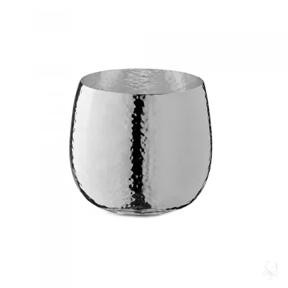 Picture Silver wine goblet with a beautiful, modern form - Zaramella Argenti