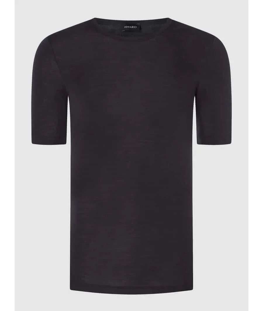 obrazek 1 T-shirt z mieszanki wełny merino i jedwabiu
