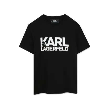 Zdjęcie Karl Lagerfeld Kids T-Shirt Z30435 M Czarny Regular Fit