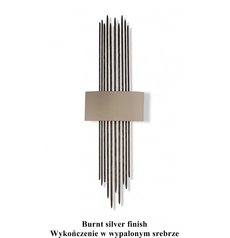 obrazek 3 Ekskluzywna lampa ścienna z abażurem do przestronnych wnętrz