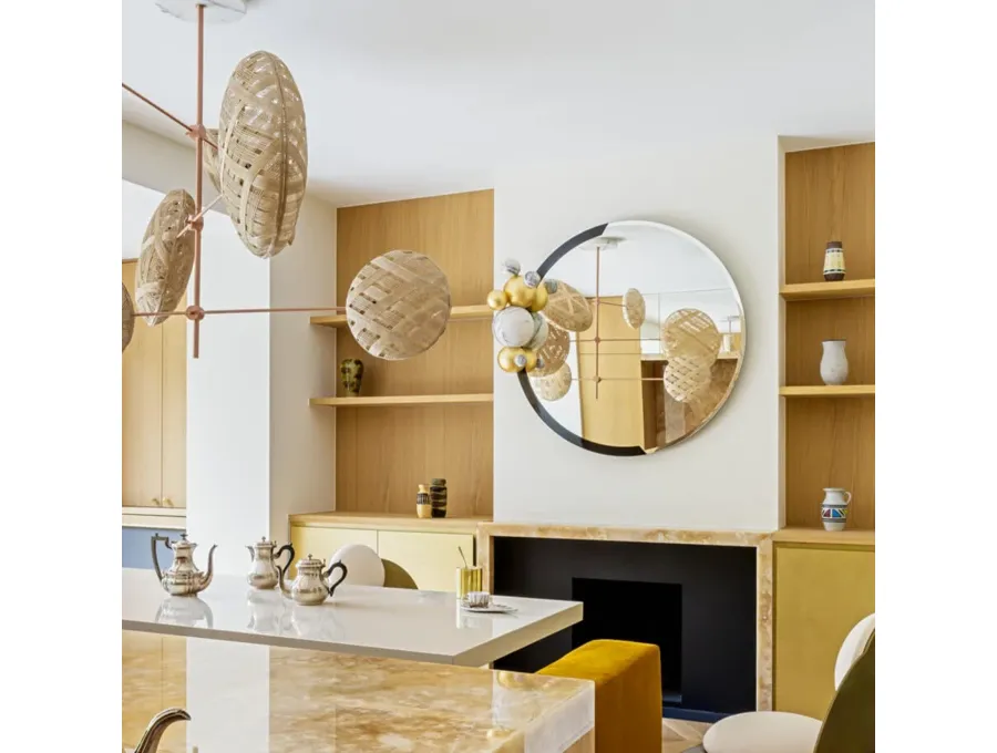 obrazek 4 Piękne okrągłe designerskie lustro