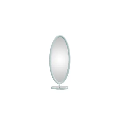 Picture A blue standing mirror for a children's room