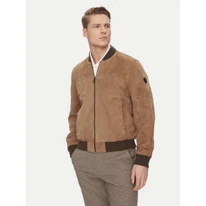 Zdjęcie JOOP! Kurtka skórzana 17 Pios 80000774 Beżowy Regular Fit