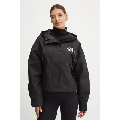 Zdjęcie The North Face kurtka Reign on Jacket damska kolor czarny przejściowa oversize NF0A8BCHJK31