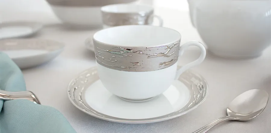 obrazek 3 Zastawa stołowa porcelanowa dla 12 osób - Porcel