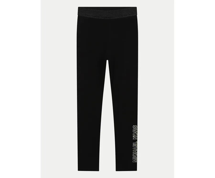 obrazek 1 MICHAEL KORS KIDS Legginsy R30178 M Czarny Slim Fit