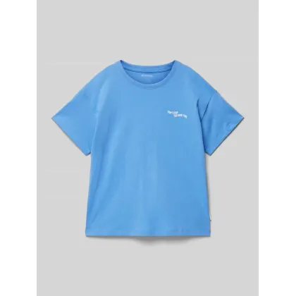 Zdjęcie T-shirt z nadrukiem ze sloganem