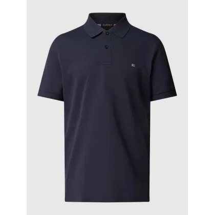 Zdjęcie Koszulka polo o kroju slim fit w jednolitym kolorze