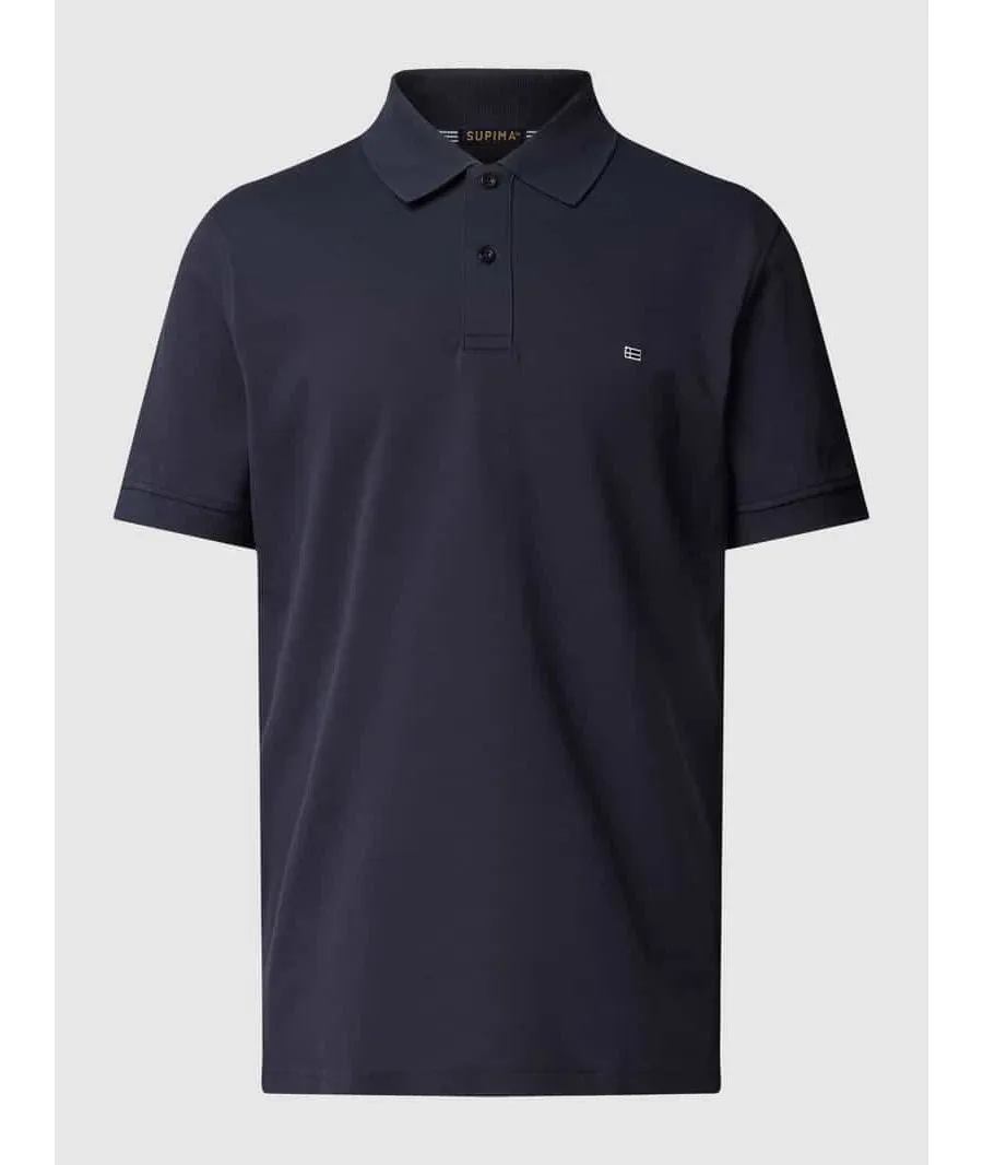 obrazek 1 Koszulka polo o kroju slim fit w jednolitym kolorze