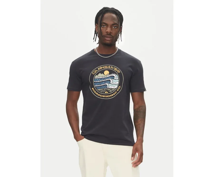 obrazek 1 Quiksilver T-Shirt Ev Three Seas Ss EQYZT08051 Granatowy Regular Fit