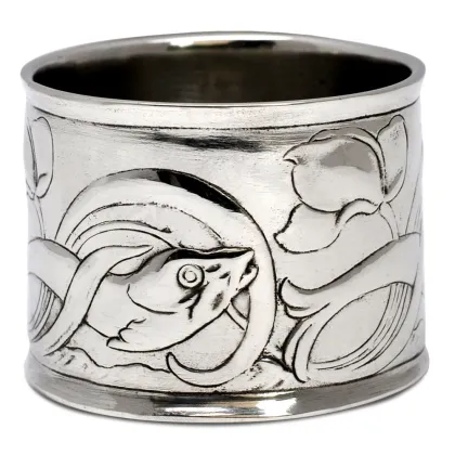 Picture Decorated napkin ring - fish