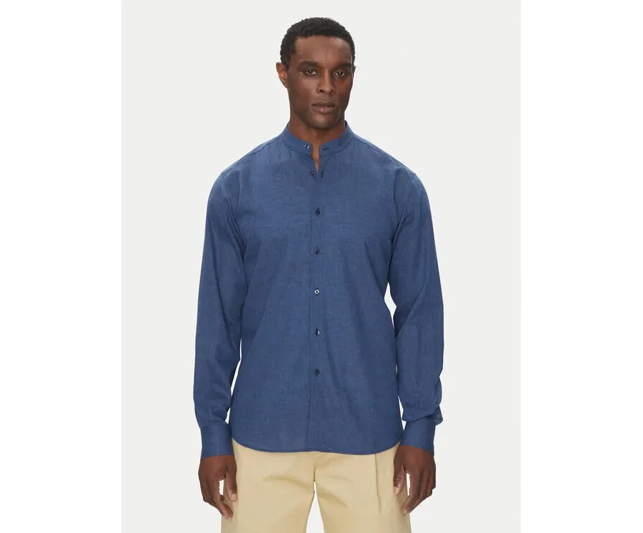 obrazek 1 KARL LAGERFELD Koszula 605035 552627 Granatowy Regular Fit