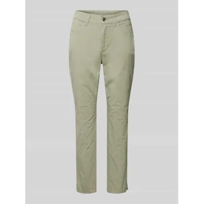 Zdjęcie Jeansy o kroju slim fit w jednolitym kolorze model ‘MELANIE’