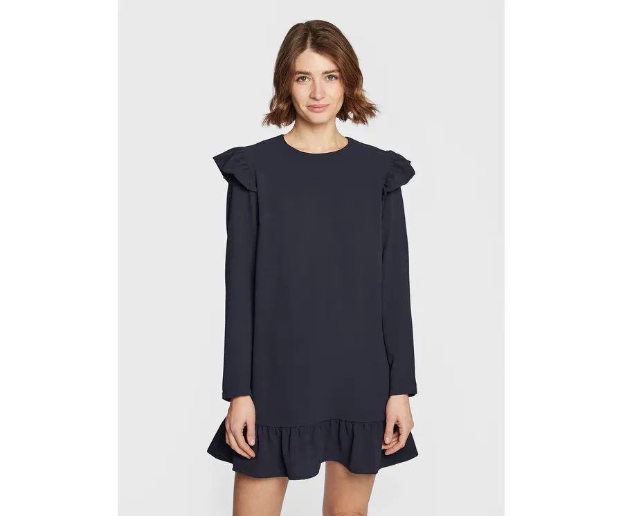 obrazek 1 Pepe Jeans Sukienka koktajlowa Dorothy PL953123 Granatowy Regular Fit