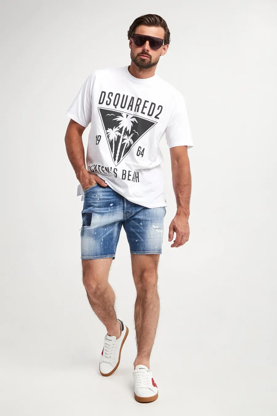 obrazek 1 Spodenki męskie jeansowe Marine DSQUARED2 Dsquared2