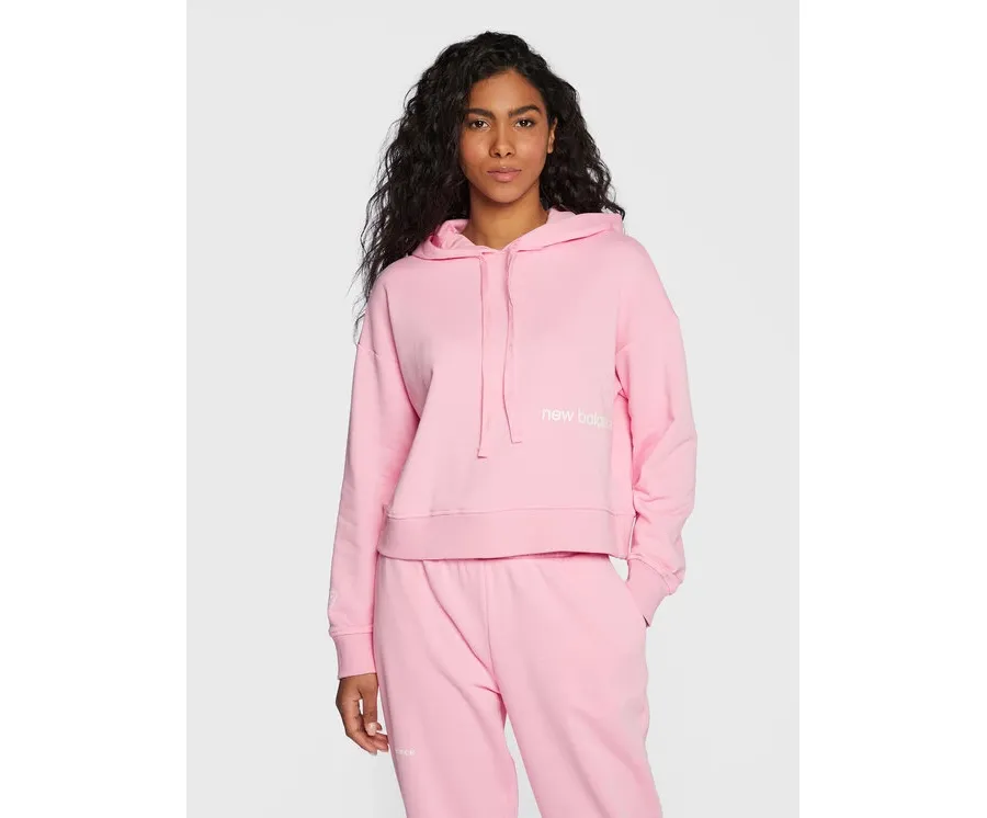obrazek 1 New Balance Bluza Essentials WT23512 Różowy Relaxed Fit