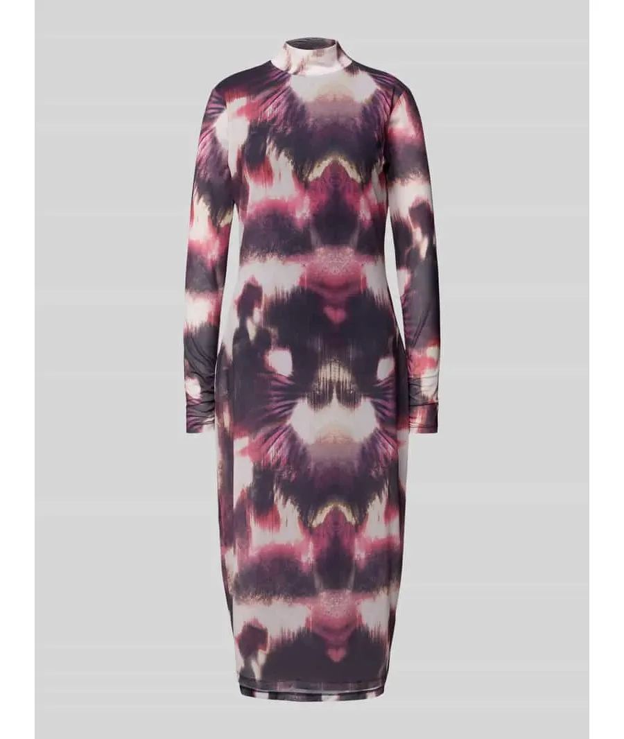 obrazek 1 Sukienka midi z marszczeniami