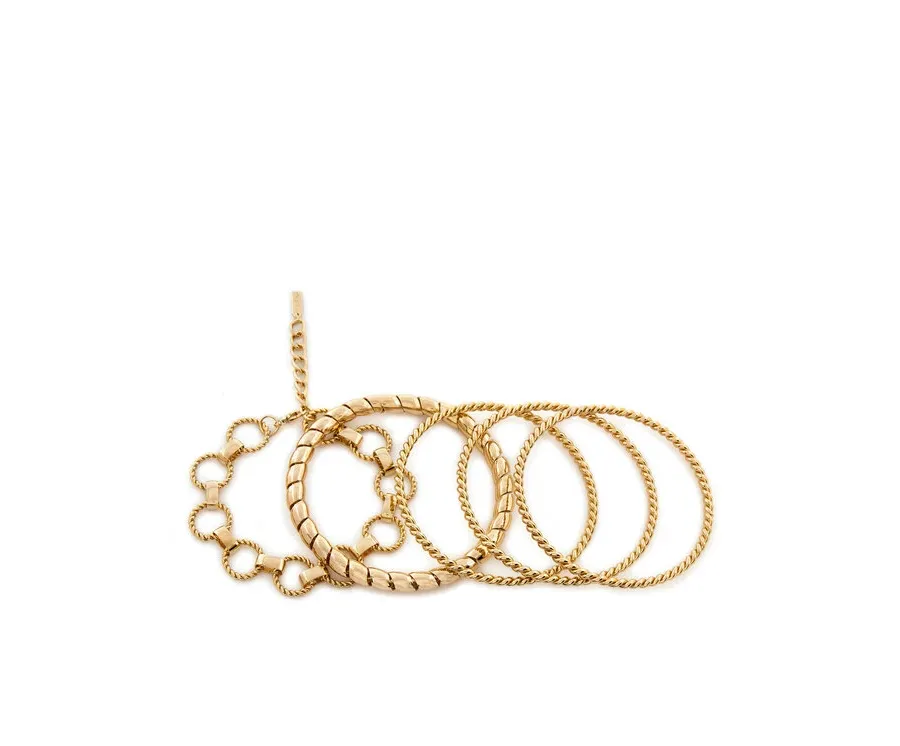 obrazek 1 Aldo Zestaw 5 bransoletek Talobarel 13930764 Złoty