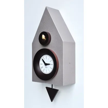 Picture Exclusive wall clock with a cuckoo from the Italian brand Pirondini