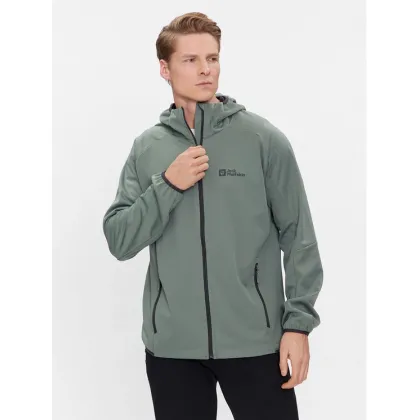 Zdjęcie Jack Wolfskin Kurtka softshell Feldberg Hoody 1306922 Zielony Regular Fit