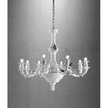 Picture Elegant ceramic chandelier for the living room
