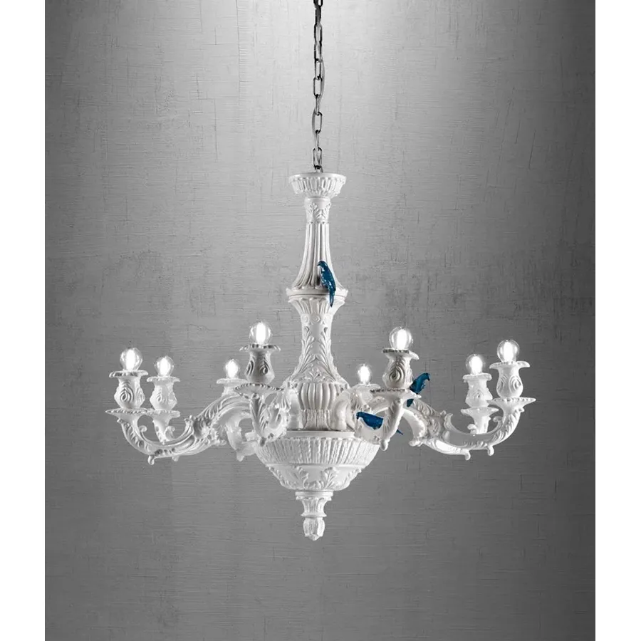 obrazek 1 Elegancki ceramiczny żyrandol do salonu