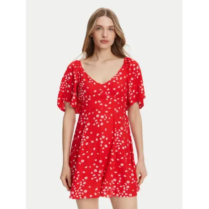 Zdjęcie Roxy Sukienka letnia ERJWD03880 Czerwony Regular Fit