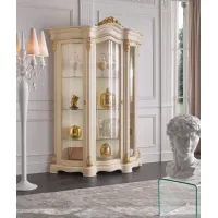 Picture Fantastic Brianza display cabinet with gold decorations