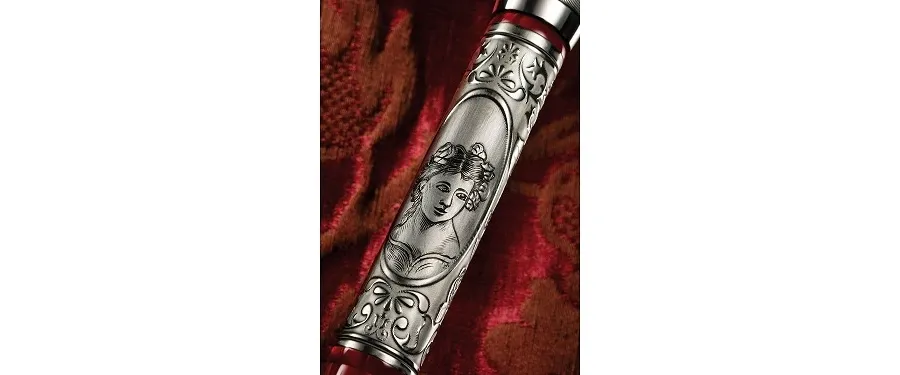 picture 2 Artistic Silver/Celluloid Fountain Pen - Traviata - Serie Emozioni in Musica