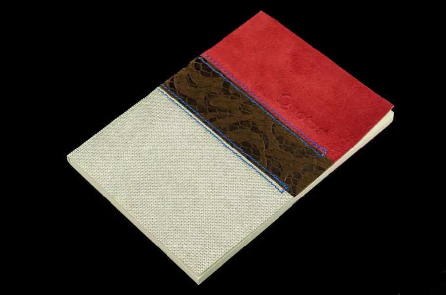 picture 1 Colourful leather notebook