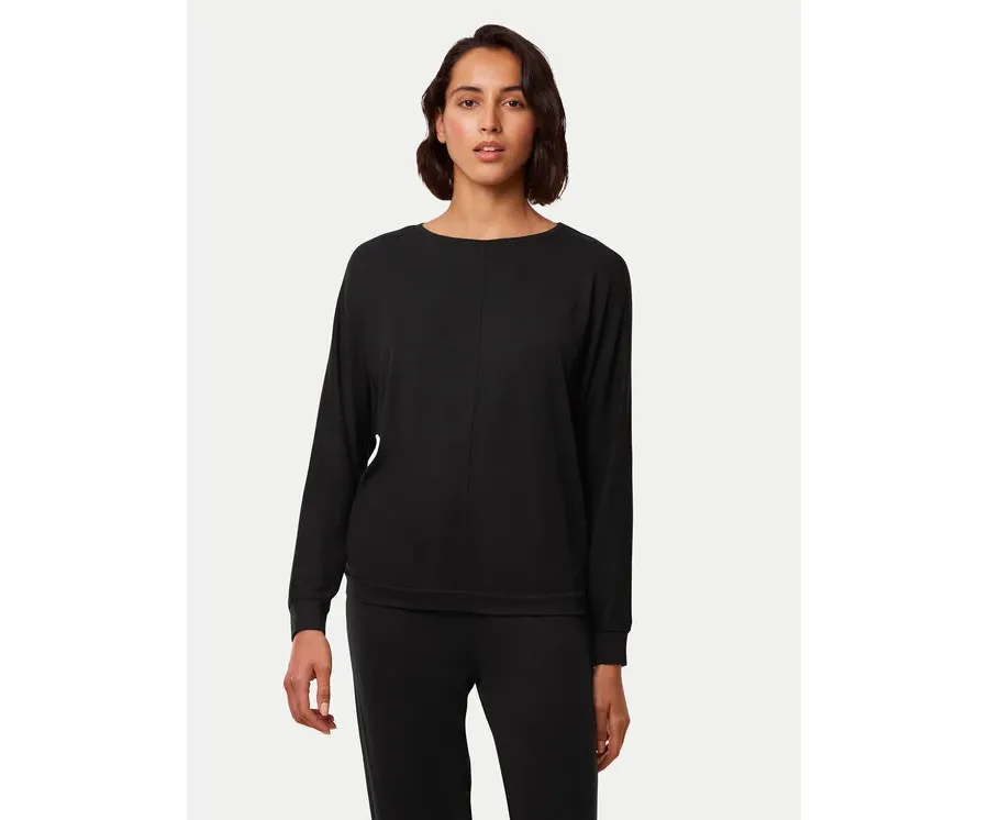 obrazek 1 Triumph Koszulka piżamowa Cozy Comfort 10216538 Czarny Regular Fit