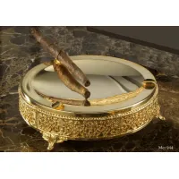 Zdjęcie Popielniczka z pozłacanego brązu