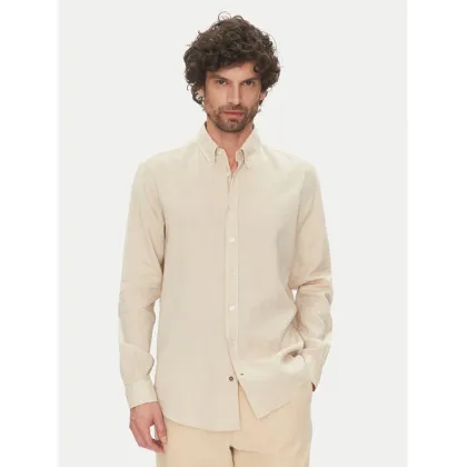 Zdjęcie Hechter Paris Koszula 60356 151600 Beżowy Regular Fit