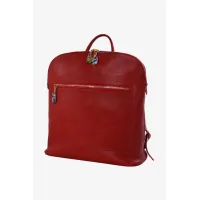 Zdjęcie Luksusowy czerwony plecak wykonany ze skóry - Terrida