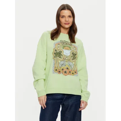 Zdjęcie Roxy Bluza Lineup ERJFT04864 Zielony Relaxed Fit