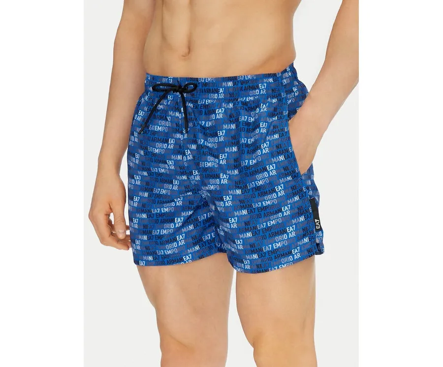 obrazek 1 EA7 Emporio Armani Szorty kąpielowe 7M000510 AF13059 FB067 Niebieski Regular Fit