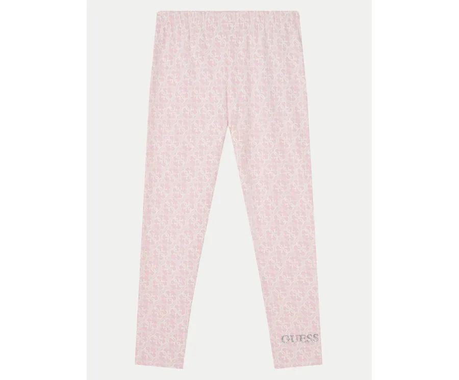 obrazek 1 Guess Legginsy K5RB01 J1314 Różowy Regular Fit
