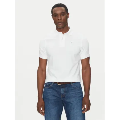 Zdjęcie Barbour Polo Original Sports MML0358WH11 Biały Tailored Fit